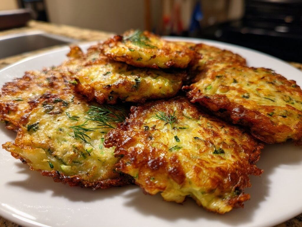 Crispy Zucchini Fritters