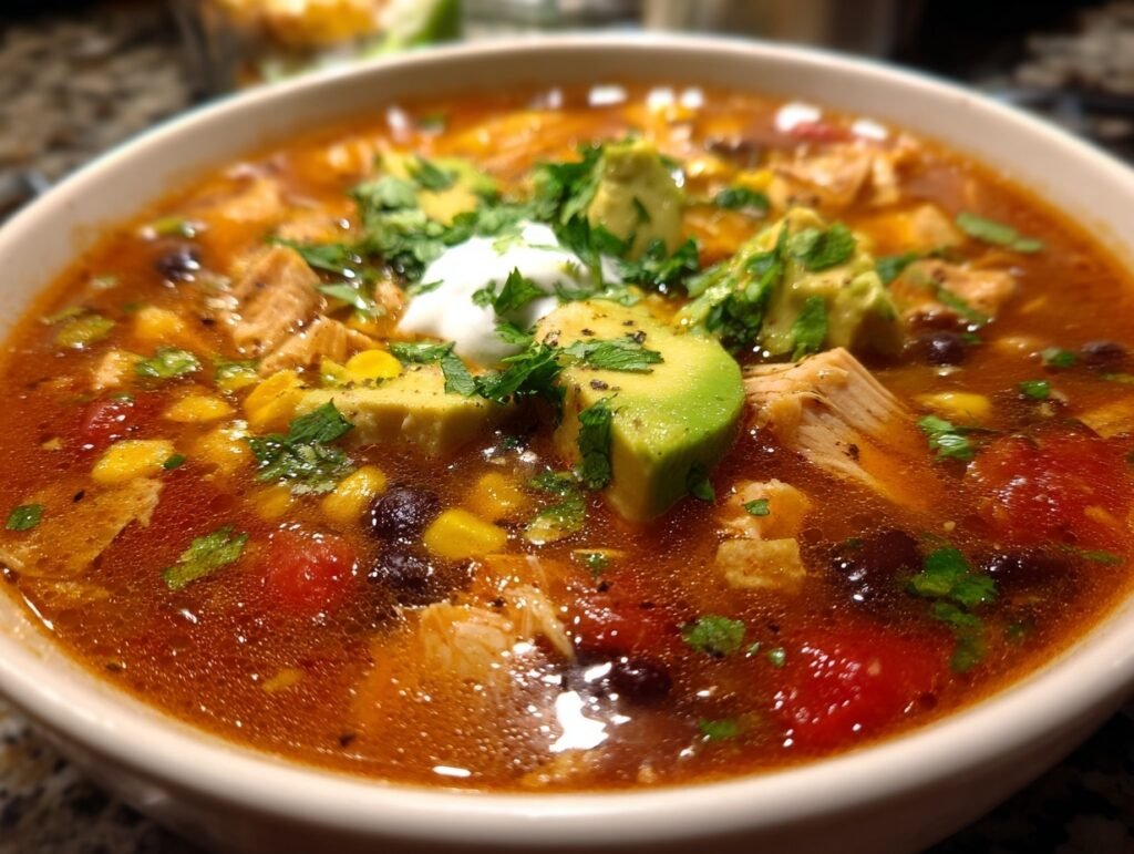 Easy Chicken Tortilla Soup