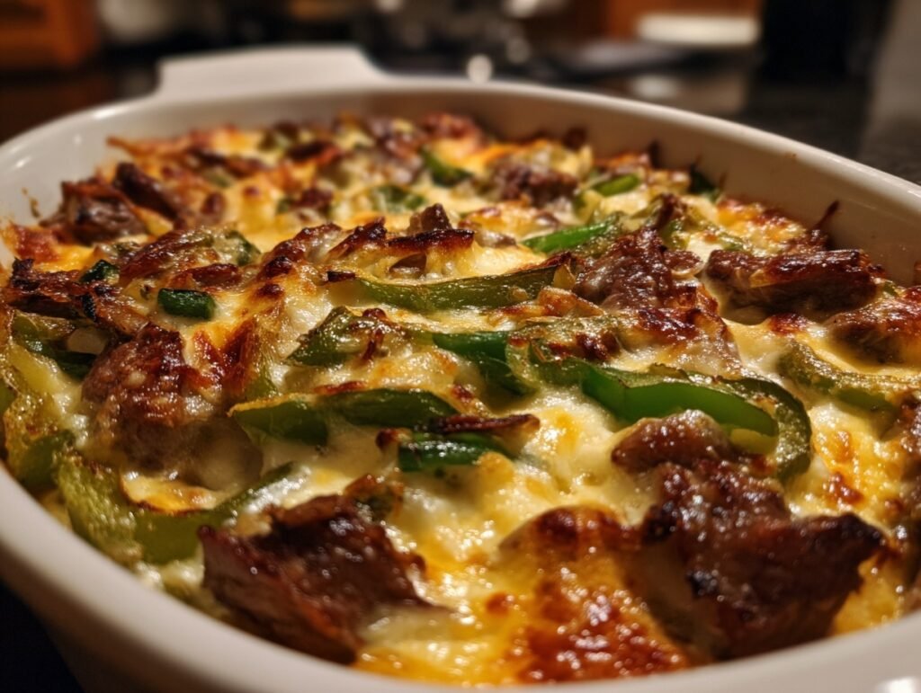 High Protein Low Carb Philly Cheesesteak