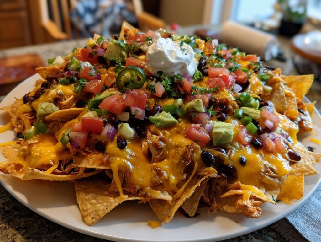 Loaded Chicken Nachos
