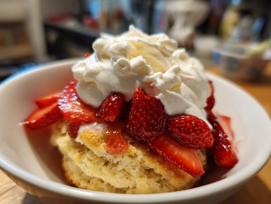 Memorial Day Strawberry Shortcake