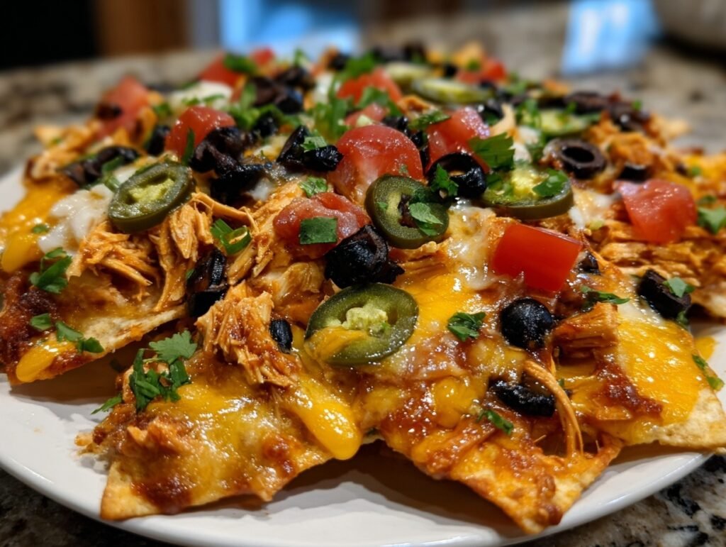 Sheet Pan Chicken Nachos