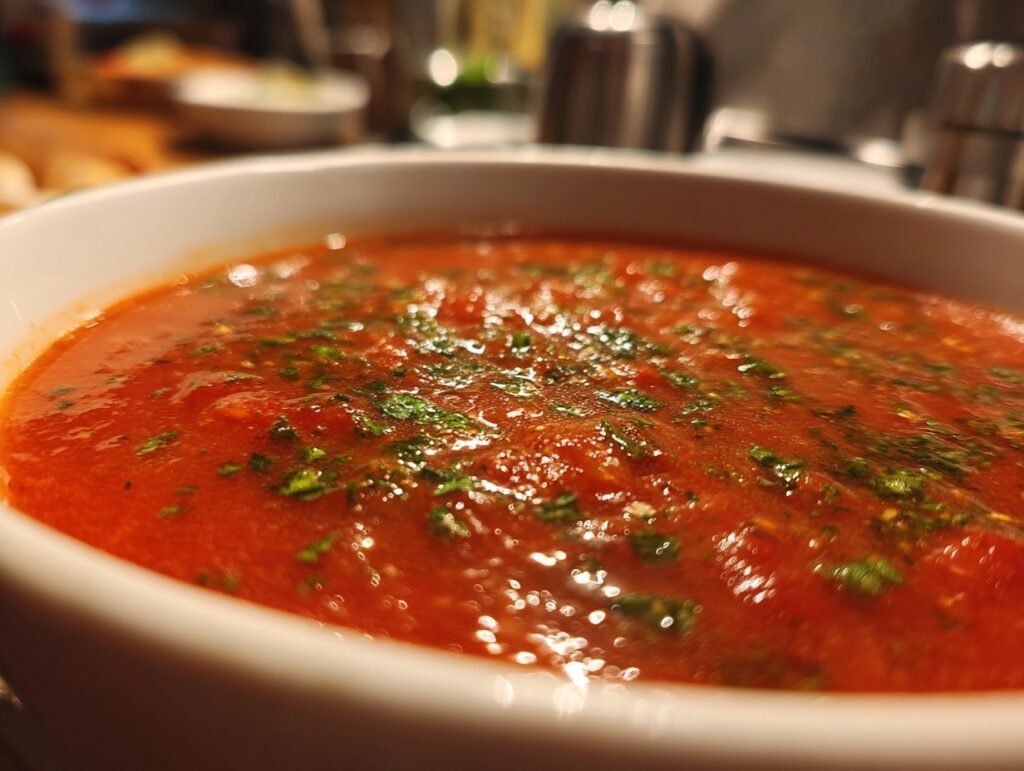 creamy tomato basil soup