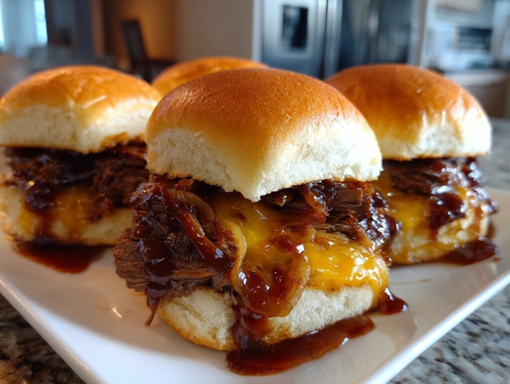 30-Minute BBQ Beef Sliders