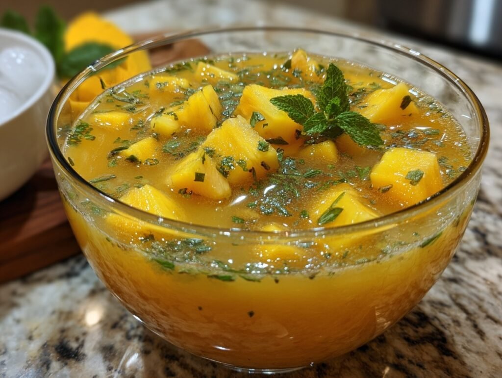 5-Ingredient Mango Pineapple Punch
