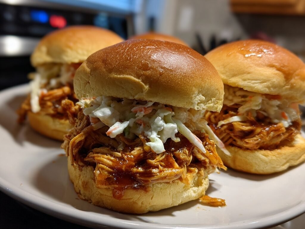 BBQ Pulled Chicken Sliders