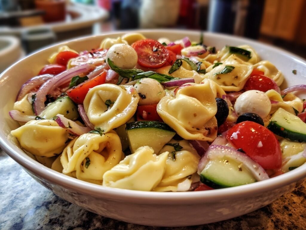 Cheese Tortellini Pasta Salad