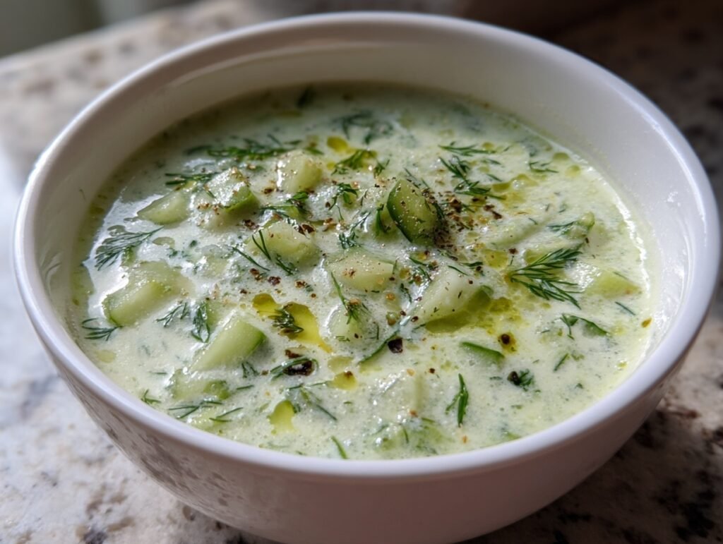 Cold Cucumber Yogurt Soup