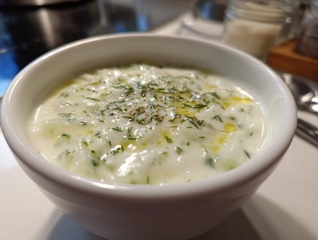 Creamy Cucumber Yogurt Soup