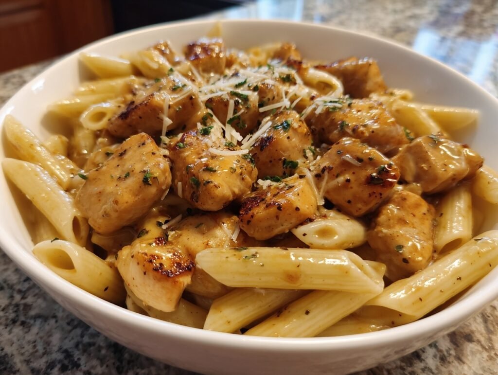 Creamy Garlic Parmesan Chicken Pasta
