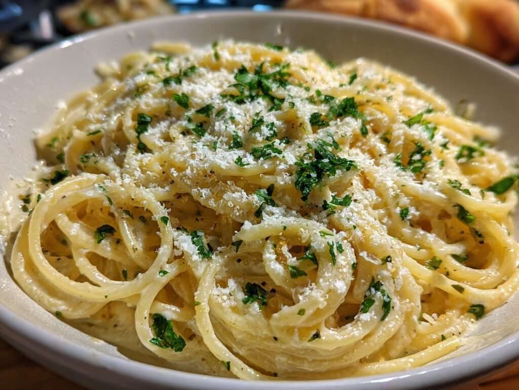 Creamy Garlic Parmesan Pasta