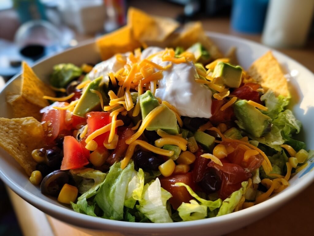 Crispy Taco Salad Bowl