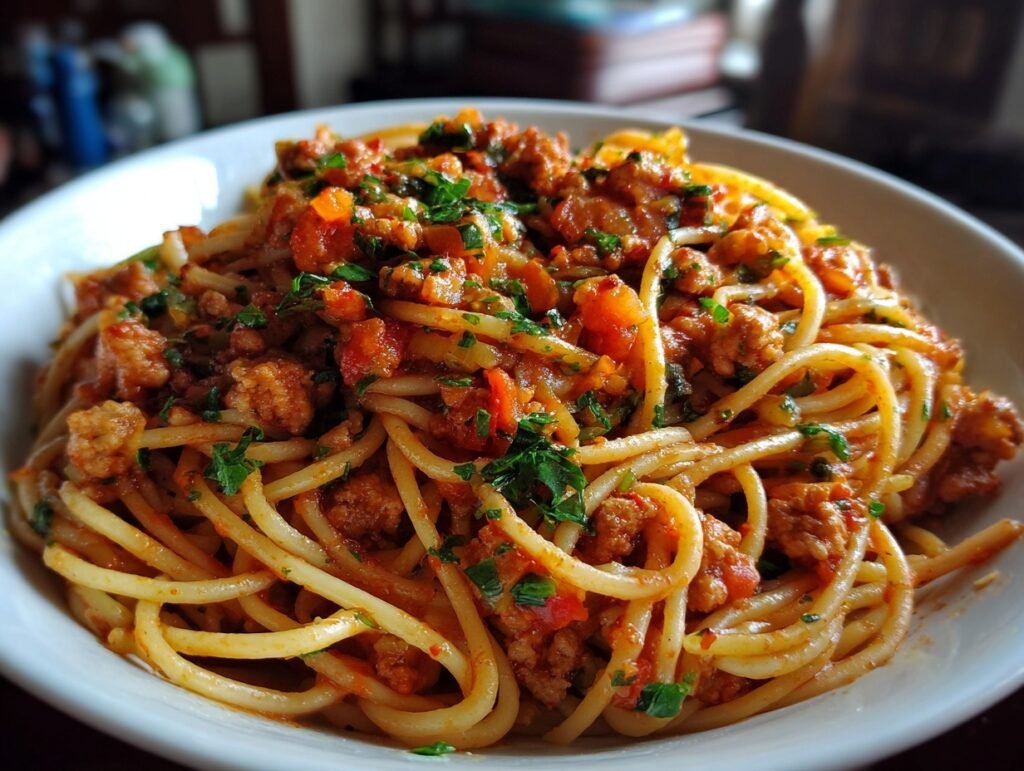 Crispy Turkey Meat Sauce