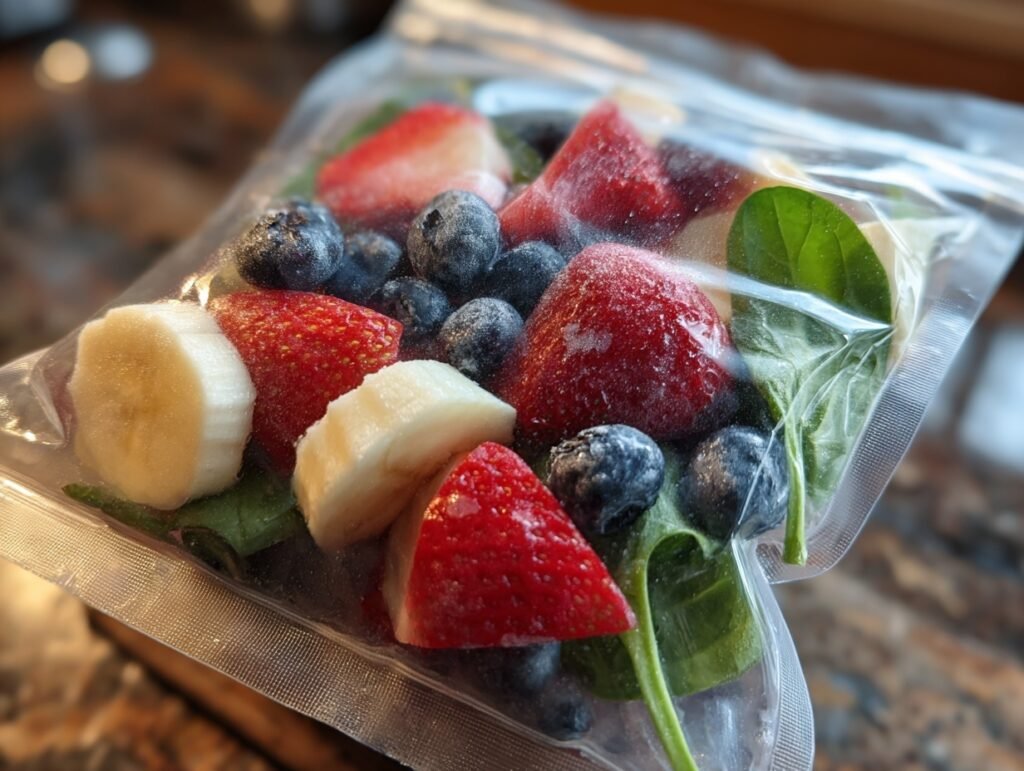 Crunchy Freezer Smoothie Packs