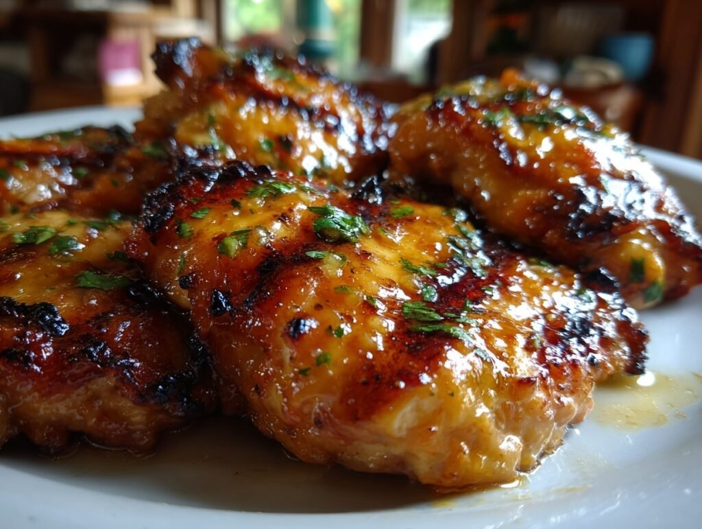 Golden Honey Lime Chicken Thighs