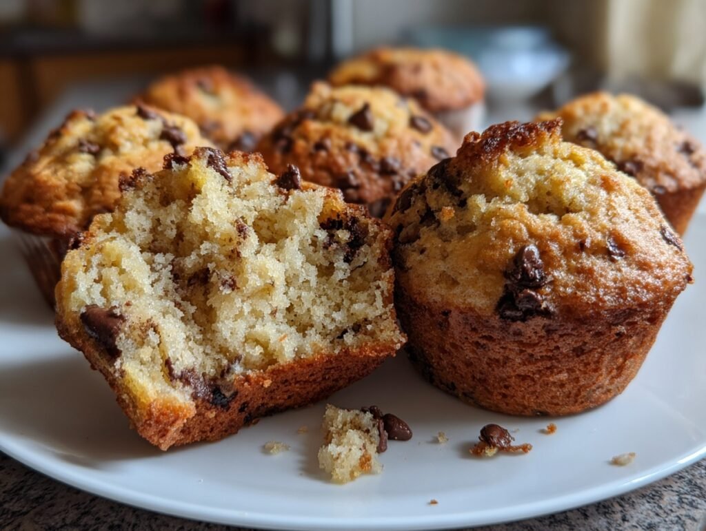 High Protein Banana Muffins
