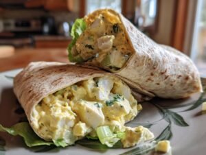 High Protein Egg Salad Wraps
