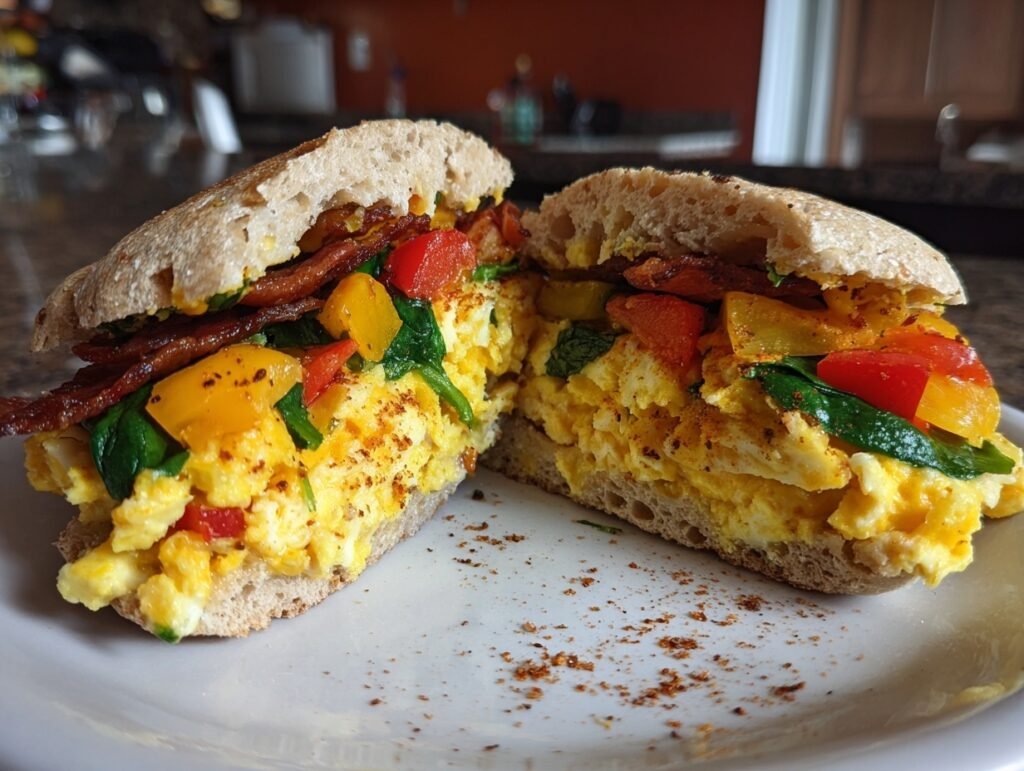 High Protein Egg Sandwich