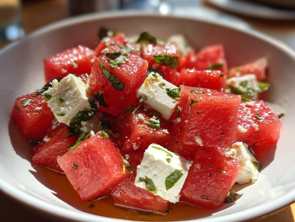 High-Protein Watermelon Feta Salad