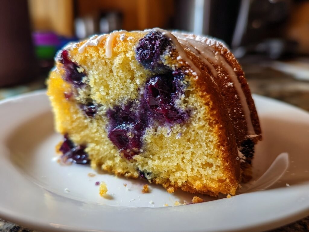 Lemon Blueberry Bundt Cake