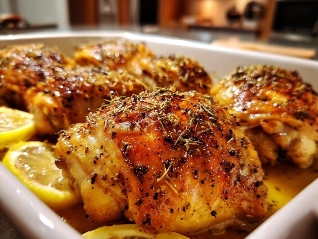 Lemon Pepper Chicken Thighs
