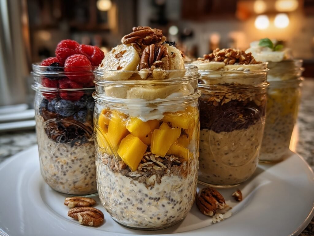 Mason Jar Overnight Oats