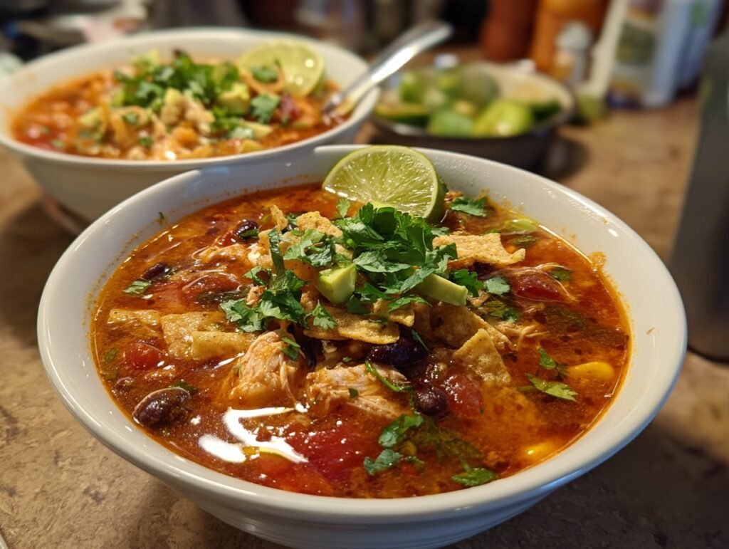 Meal Prep Chicken Tortilla Soup