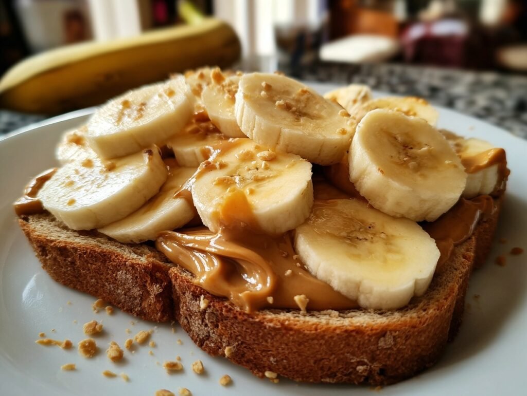 Protein Peanut Butter Banana Toast