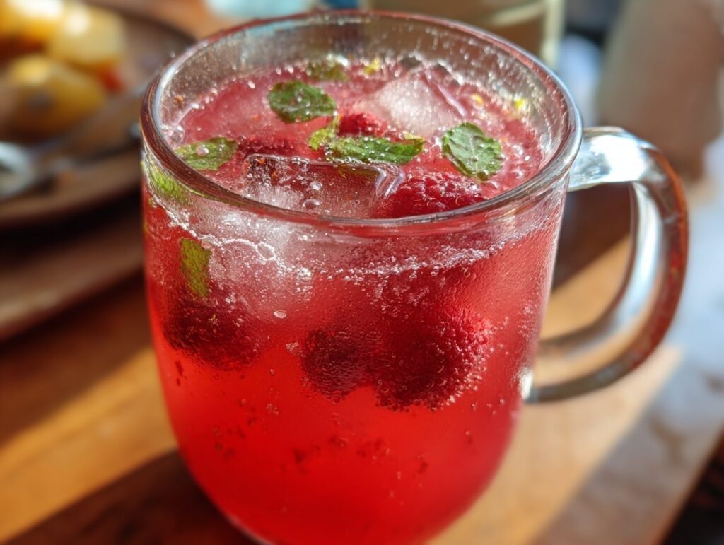 Raspberry Lemonade Pitcher