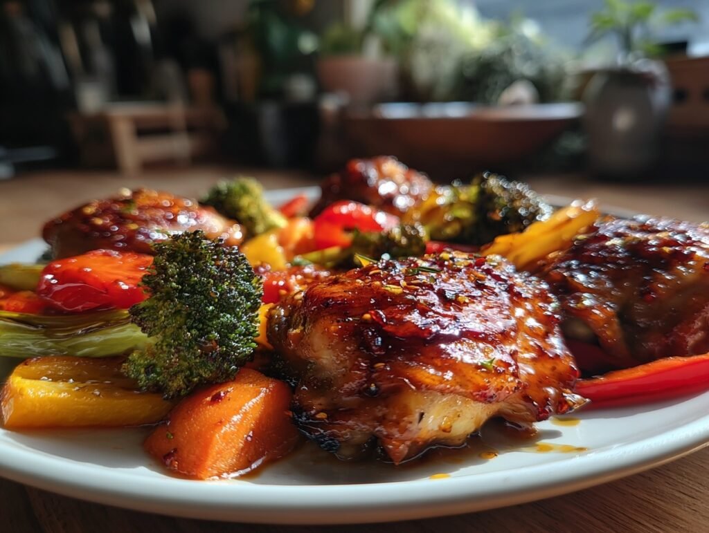 Roasted Honey Garlic Chicken