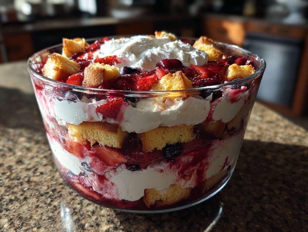 Sheet Pan Berry Trifle