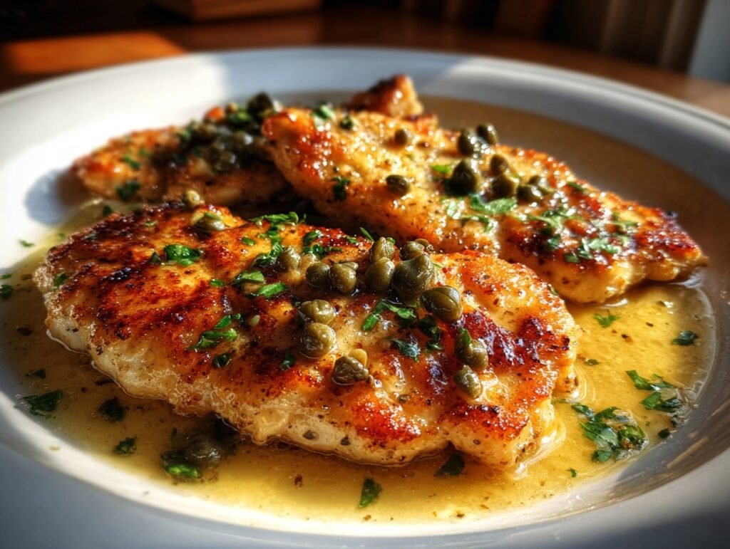 Sheet Pan Lemon Chicken Piccata