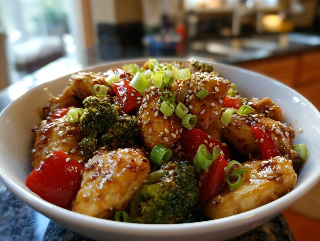 Sheet Pan Sesame Chicken