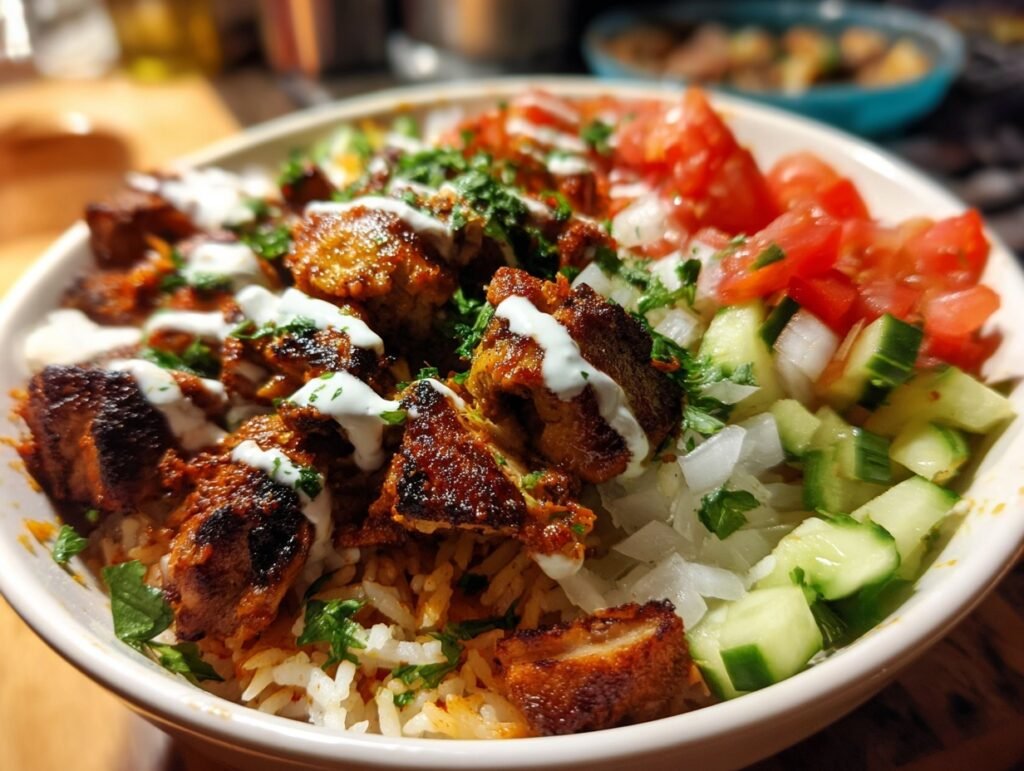 Spicy Chicken Shawarma Bowls