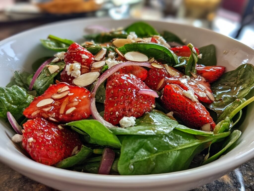 Strawberry Spinach Salad