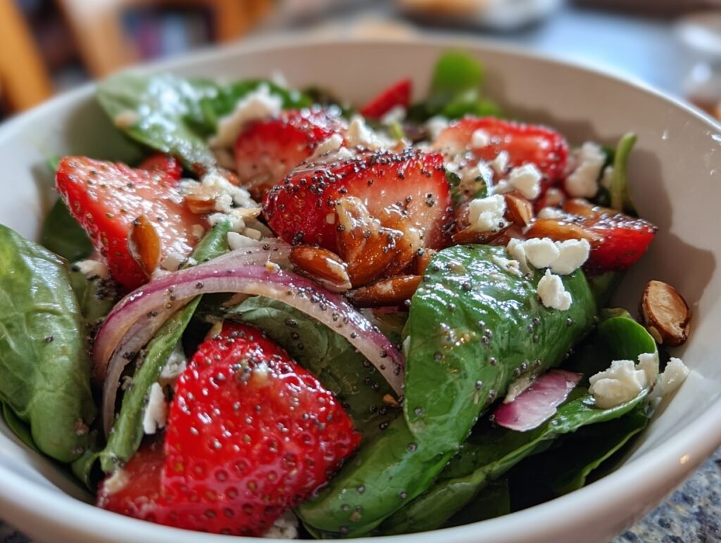 Strawberry Spinach Salad
