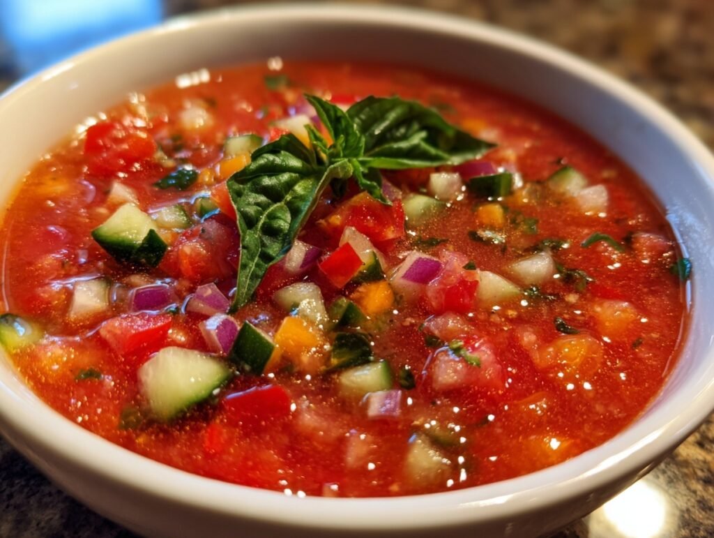 Tangy Gazpacho Cold Soup