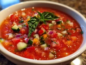Tangy Gazpacho Cold Soup