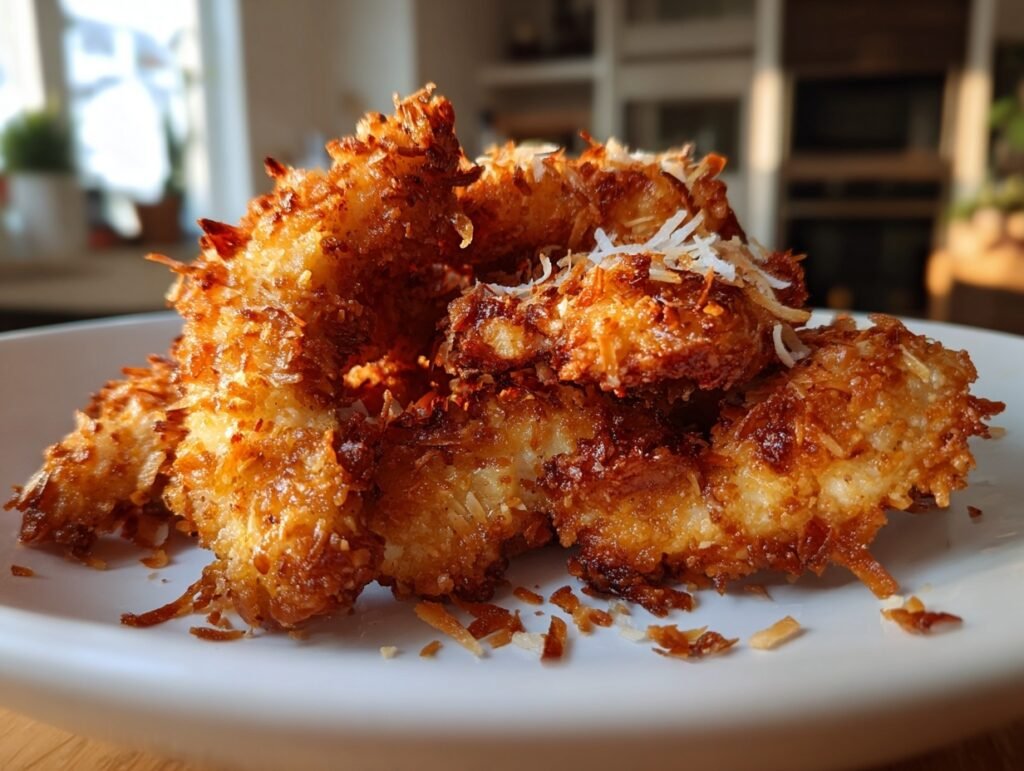 baked coconut chicken strips
