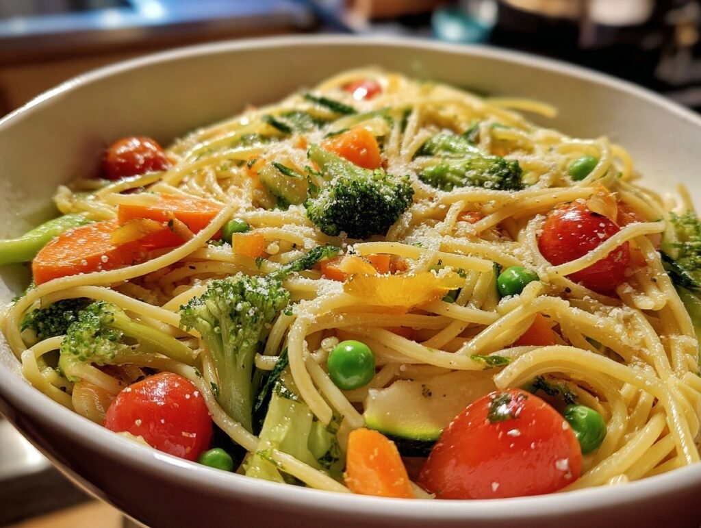 budget pasta primavera