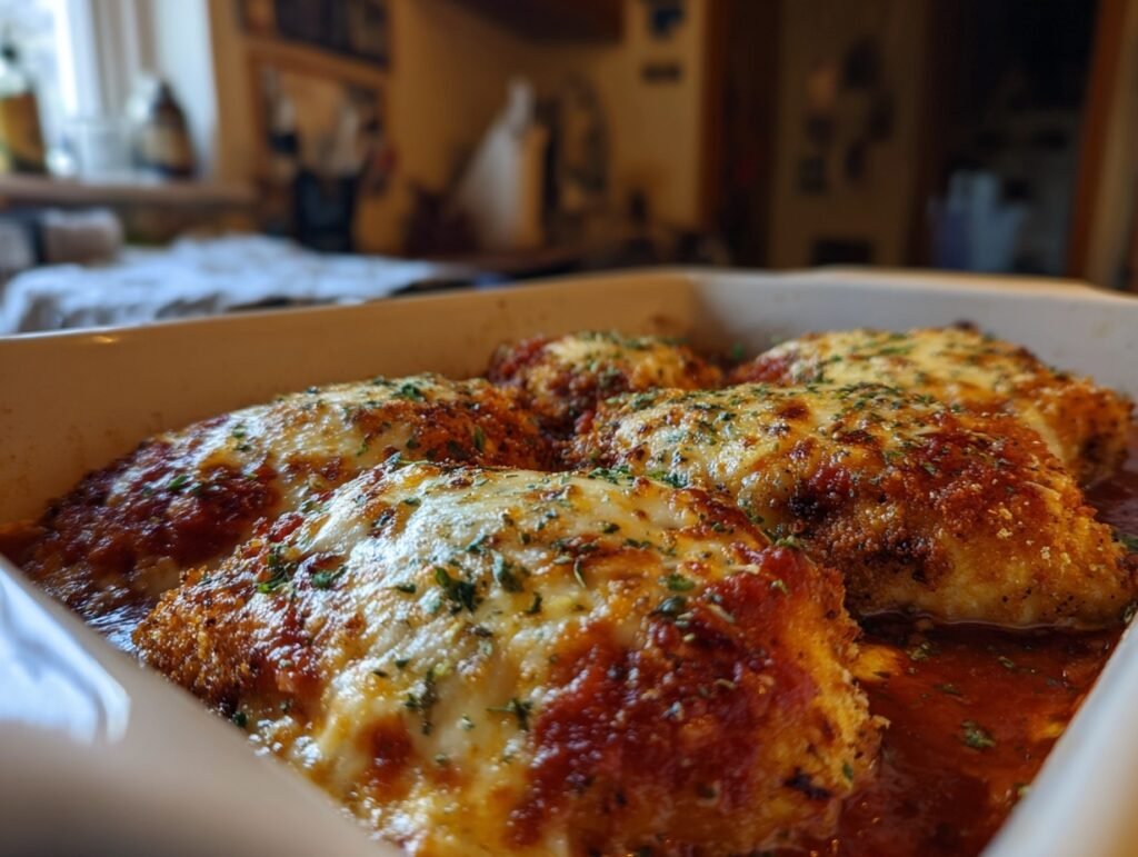 crispy chicken parmesan