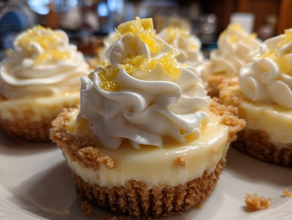 no bake lemon cheesecake cups