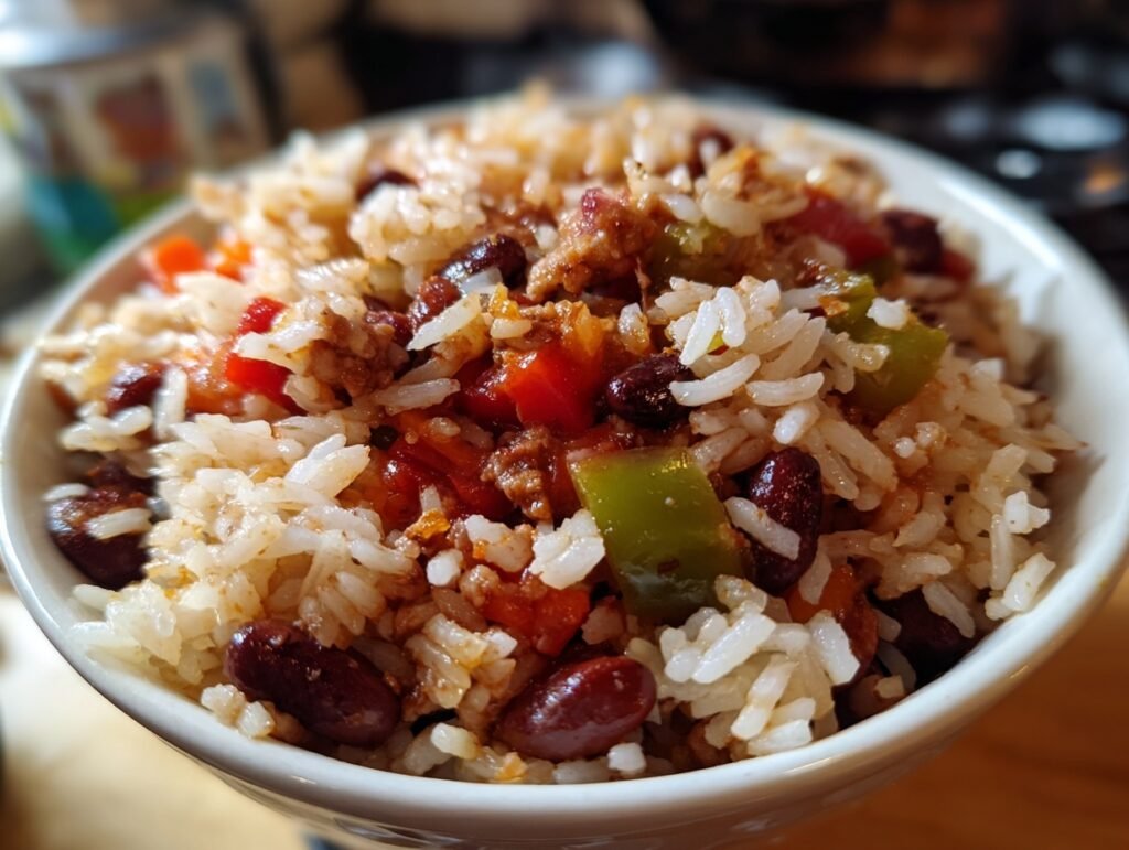 rice and beans bowl