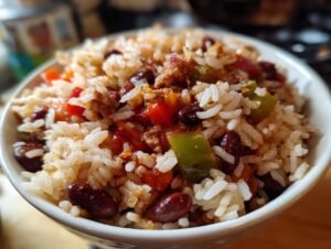 rice and beans bowl