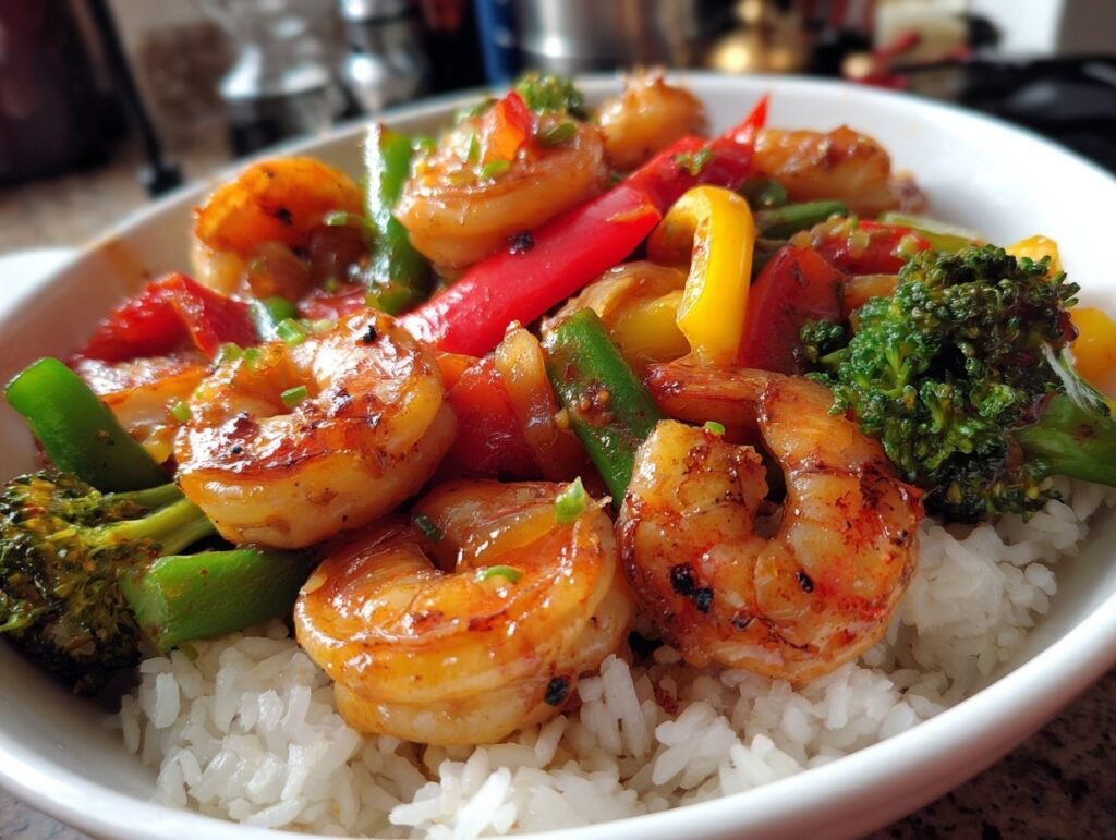 shrimp crunchy stir fry