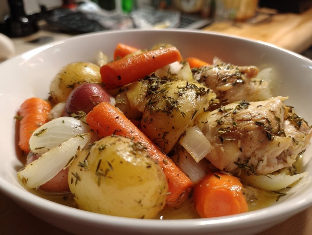 slow cooker chicken thighs