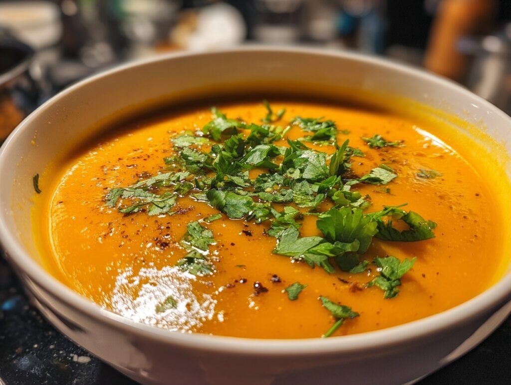 spiced carrot soup