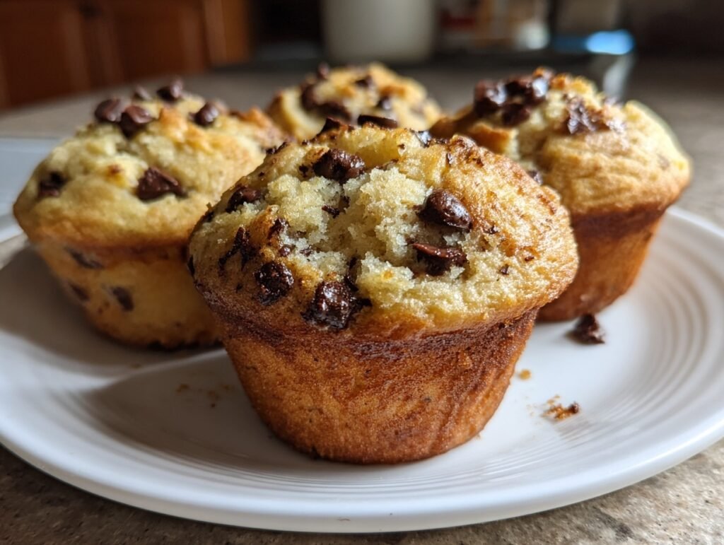 Bakery Style Banana Muffins