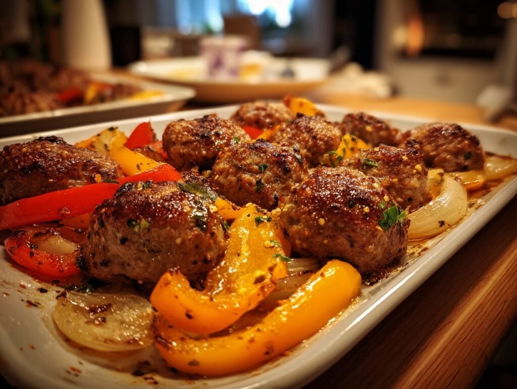 Budget Sheet Pan Beef Kofta