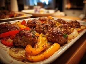 Budget Sheet Pan Beef Kofta